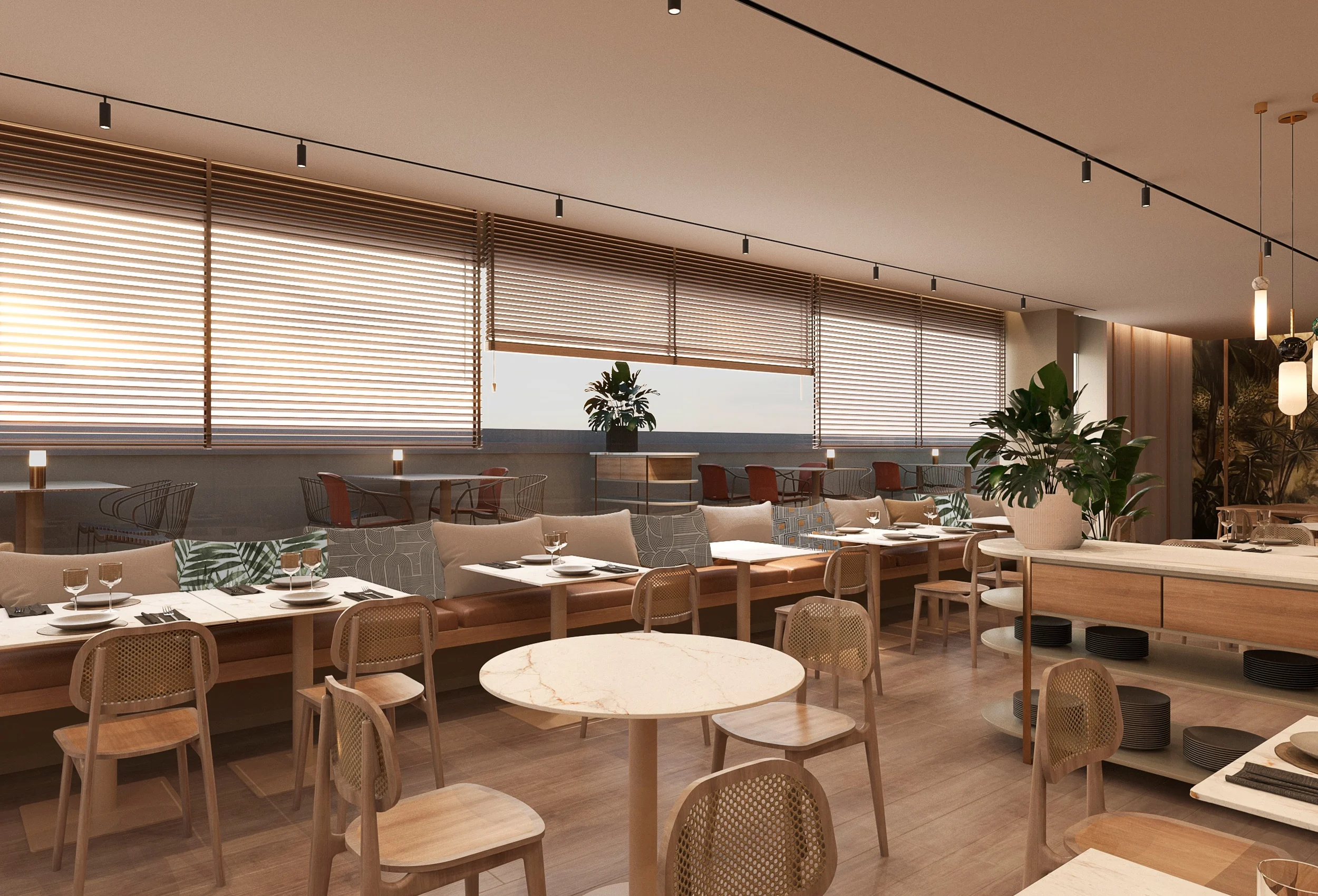 Diseño de interiores para restaurantes