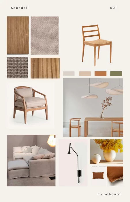 Mood board esencial personalizado